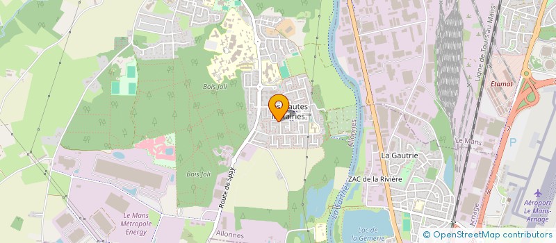 localisation de l'entreprise ALLONNES PLANET'KART ORGANISATION  ALLONNES