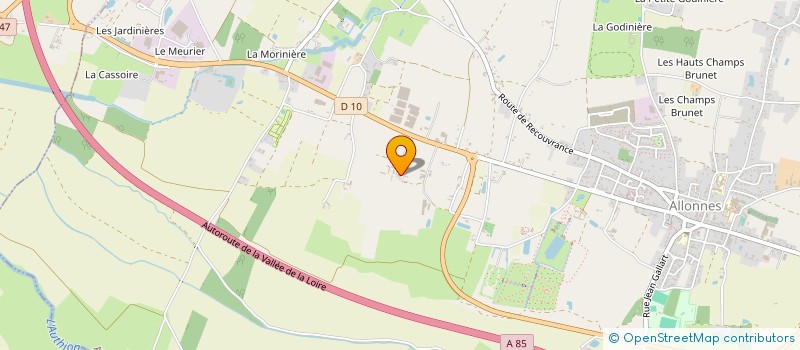 localisation de l'entreprise ALLONNES PRIMEURS  ALLONNES