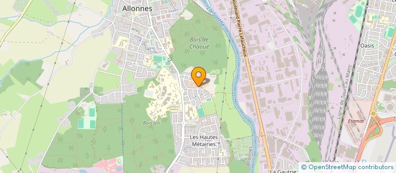 localisation de l'entreprise ALLONNES SARTHE AIKIDO à ALLONNES