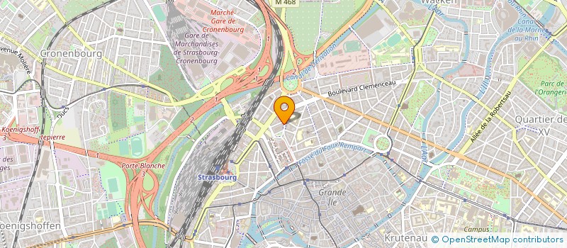 localisation de l'entreprise ALLONS CONTER FLEURETTE à STRASBOURG