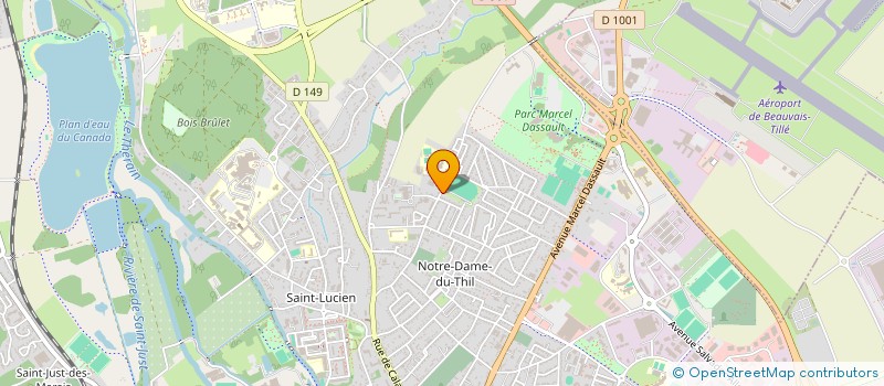 localisation de l'entreprise ALLONS COURIR A BEAUVAIS  BEAUVAIS