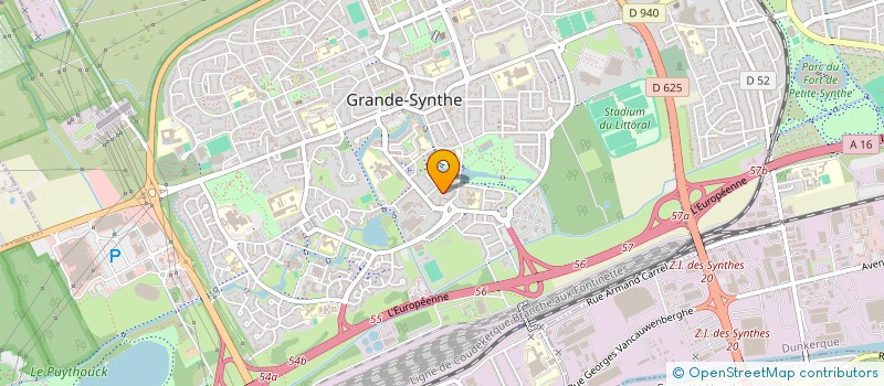 localisation de l'entreprise ALLONS DANSER  GRANDE-SYNTHE