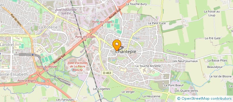 localisation de l'entreprise ALLONS DE L'AVANT MINISTRY  CHANTEPIE