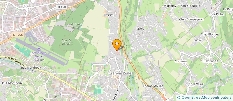 localisation de l'entreprise ALLONS ! RECYCLONS  CRANVES-SALES