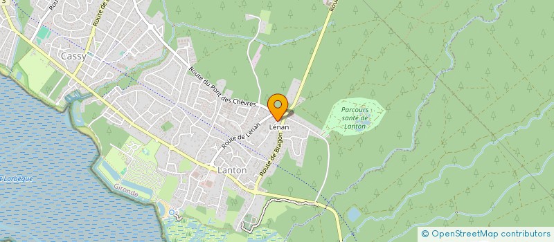 localisation de l'entreprise ALLOPRODENT  LANTON