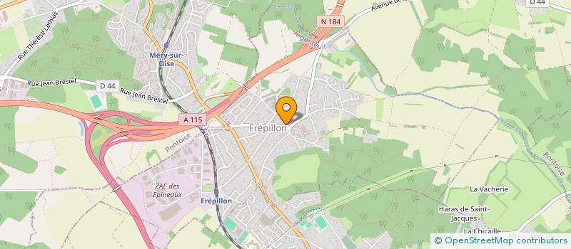 localisation de l'entreprise ALLOR  FREPILLON