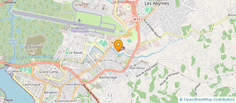 localisation de l'entreprise ALLORENTAL à LES ABYMES