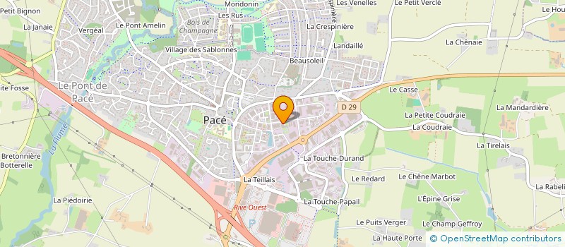 localisation de l'entreprise ALLORY  PACE