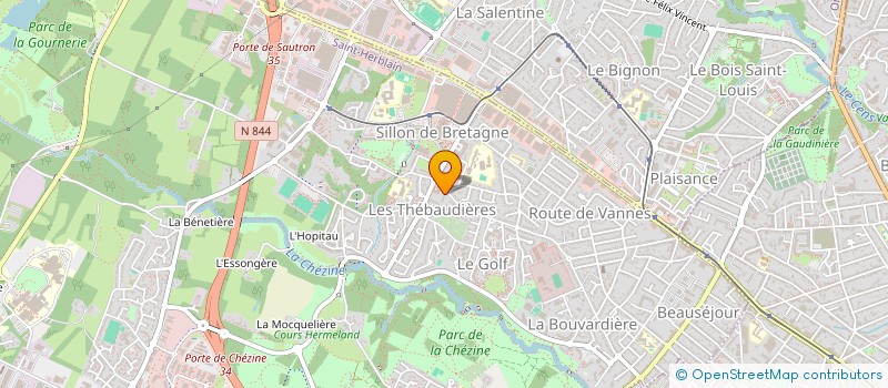 localisation de l'entreprise ALLOSERVICES  SAINT-HERBLAIN