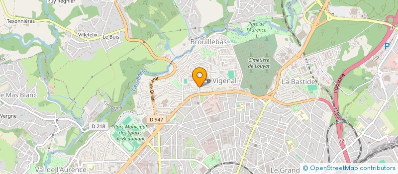 localisation de l'entreprise ALLOSITE TRADEMARK à LIMOGES