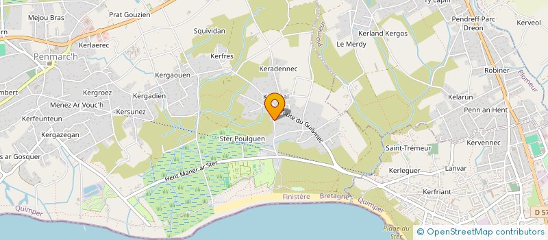 localisation de l'entreprise ALLOSOHEL  PENMARCH