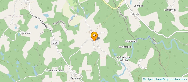 localisation de l'entreprise ALLOSUN CENTRE OUEST  ORADOUR-SUR-VAYRES