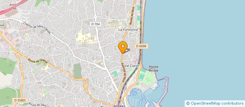 localisation de l'entreprise ALLOTECH INFORMATIQUE  ANTIBES