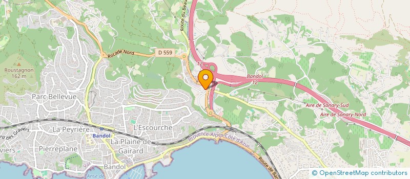 localisation de l'entreprise ALLOUCHE  BANDOL