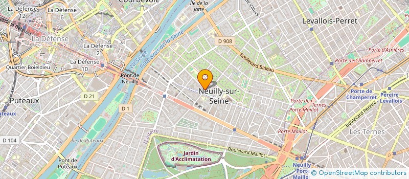 localisation de l'entreprise ALLOUCHE FAMILY à NEUILLY-SUR-SEINE