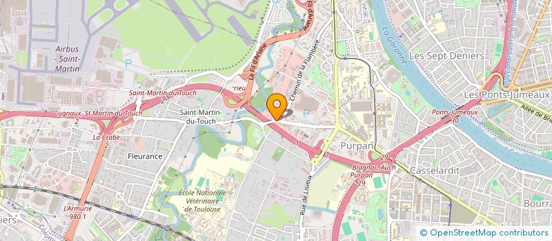 localisation de l'entreprise ALLOUCHE GESTION à TOULOUSE