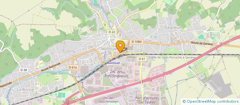 localisation de l'entreprise ALLOUCHE TAXI à MONTLUEL