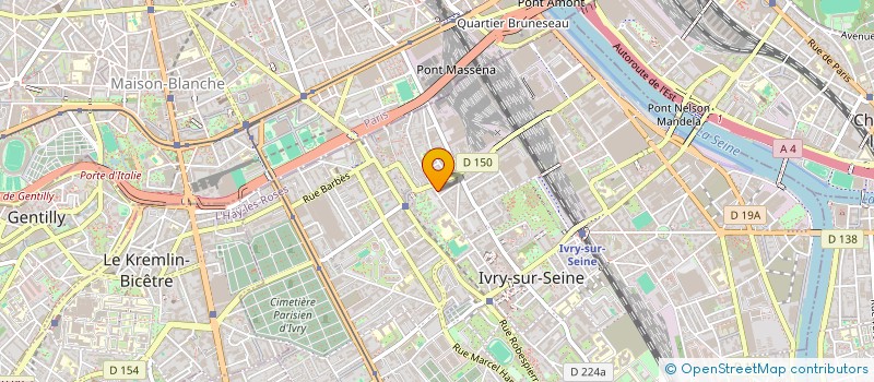 localisation de l'entreprise ALLOUCHEVTC  IVRY-SUR-SEINE