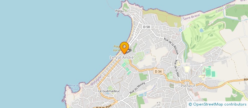 localisation de l'entreprise ALLOUIS COSMETIQUES à PLENEUF-VAL-ANDRE