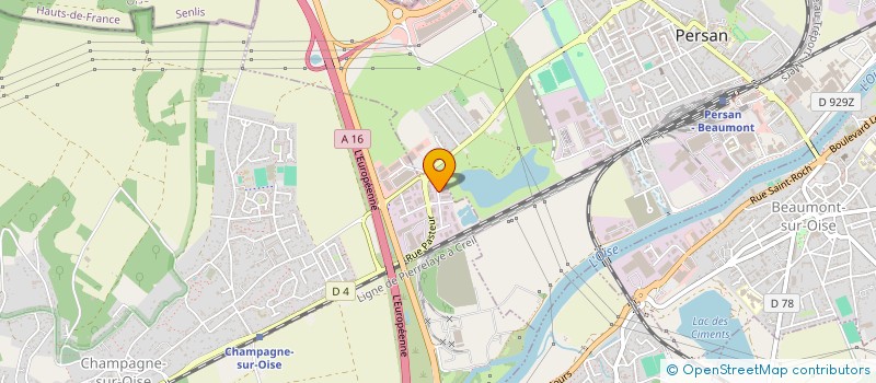 localisation de l'entreprise ALLOUTIL à CHAMPAGNE-SUR-OISE