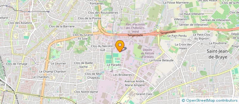 localisation de l'entreprise ALLPAL EURL  ST JEAN DE BRAYE