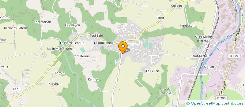 localisation de l'entreprise ALLPECO  PLUMELIAU-BIEUZY