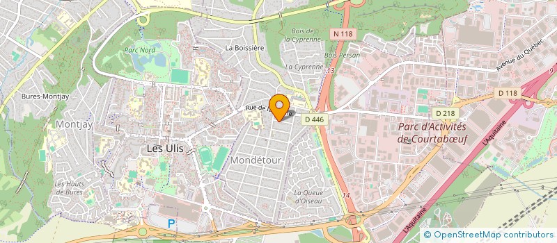 localisation de l'entreprise ALLPEOPLE (AP) à ORSAY