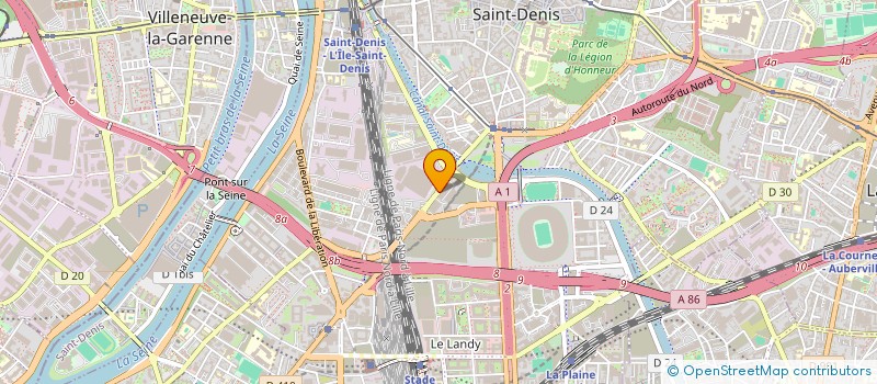 localisation de l'entreprise ALLPROTECT NETTOYAGE FRANCE à SAINT-DENIS