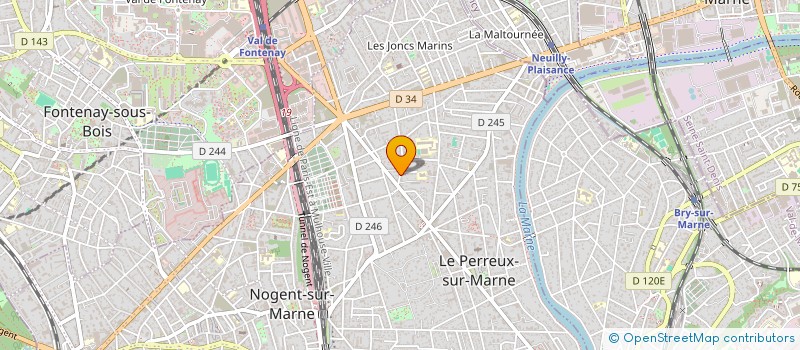 localisation de l'entreprise ALLRIGHT4U  LE PERREUX-SUR-MARNE