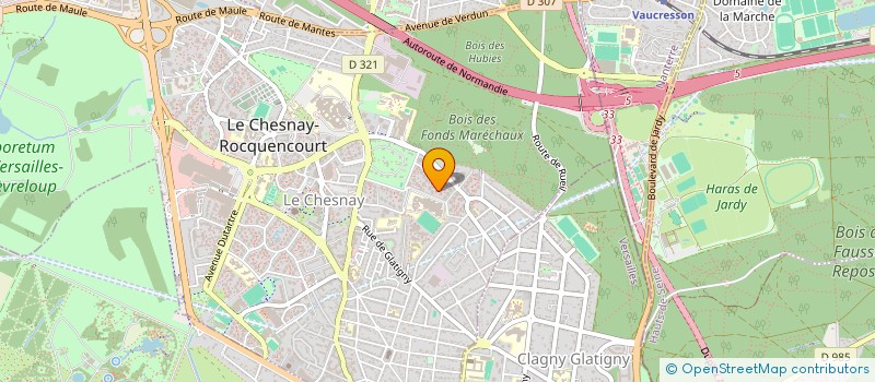 localisation de l'entreprise ALLS  LE CHESNAY-ROCQUENCOURT