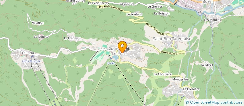 localisation de l'entreprise ALLSAVED EUROPE à COURCHEVEL