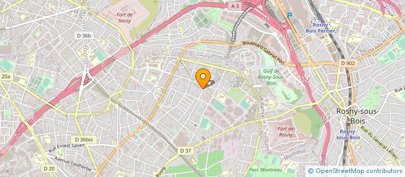 localisation de l'entreprise ALLSET CABLING à MONTREUIL