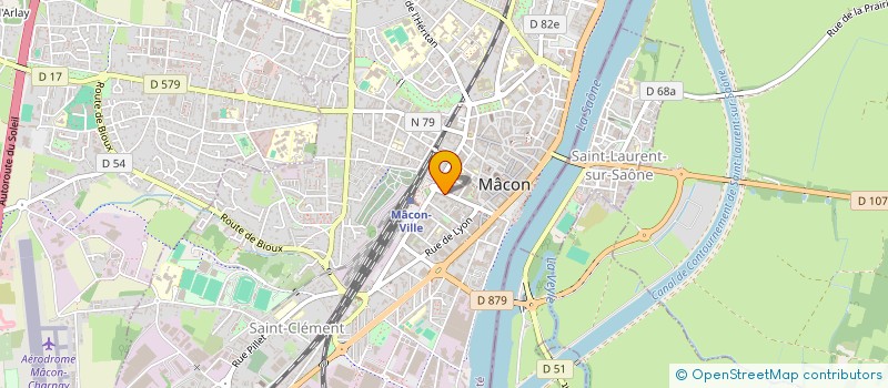 localisation de l'entreprise ALLSTAR PIZZA  MACON