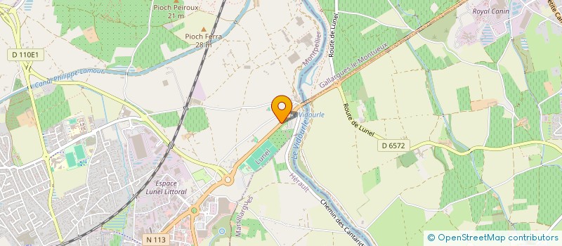 localisation de l'entreprise ALLSY à LUNEL