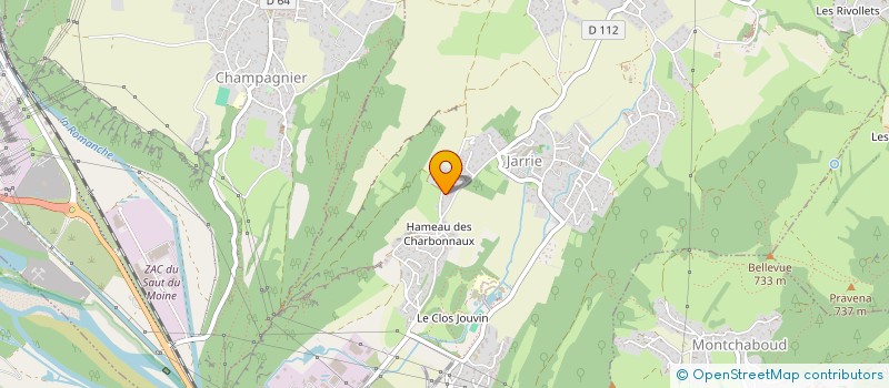 localisation de l'entreprise ALLT'HUEZ  JARRIE