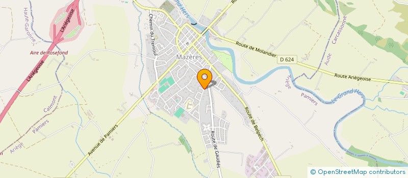 localisation de l'entreprise ALLTEC FRANCE à MAZERES
