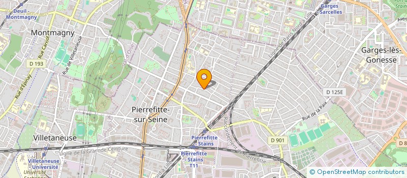 localisation de l'entreprise ALLTEK SOL à PIERREFITTE-SUR-SEINE