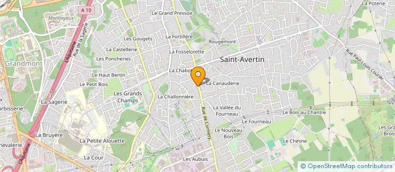 localisation de l'entreprise ALLTHERMIC 37 à SAINT-AVERTIN