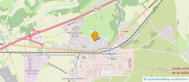 localisation de l'entreprise ALLTIMA à BELIGNEUX