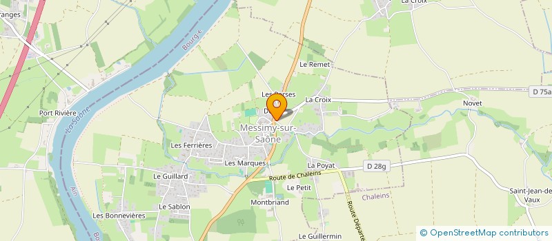 localisation de l'entreprise ALLTO INGENIERIE  MESSIMY-SUR-SAONE