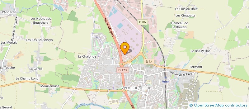 localisation de l'entreprise ALLTRONIC à VERN-SUR-SEICHE