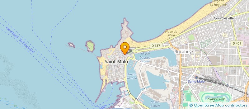 localisation de l'entreprise ALLU à SAINT-MALO