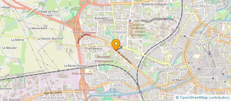 localisation de l'entreprise ALLUGIUM NUTRITION à RENNES