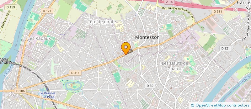 localisation de l'entreprise ALLULEA  MONTESSON