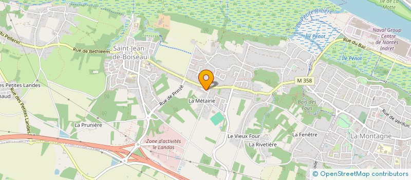 localisation de l'entreprise ALLUM'ELEC  SAINT-JEAN-DE-BOISEAU