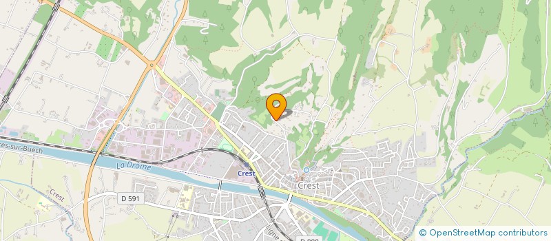 localisation de l'entreprise ALLUMAIV  CREST