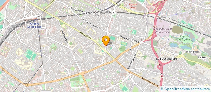 localisation de l'entreprise ALLUMIERE à ANGERS