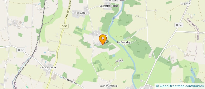 localisation de l'entreprise ALLUNIJU  MACHECOUL-SAINT-MEME