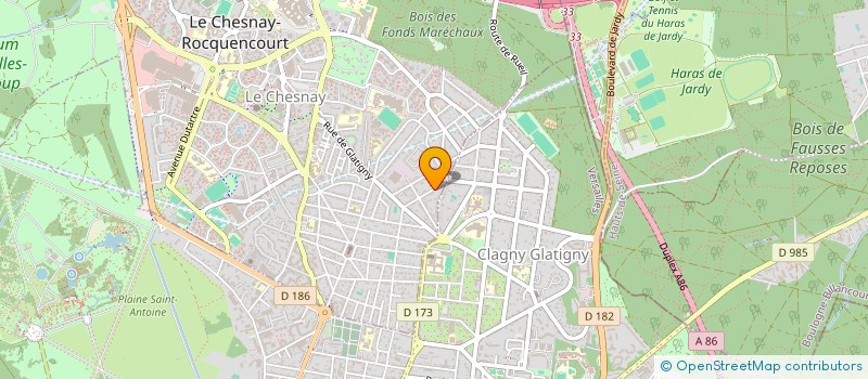 localisation de l'entreprise ALLUNIR  LE CHESNAY-ROCQUENCOURT