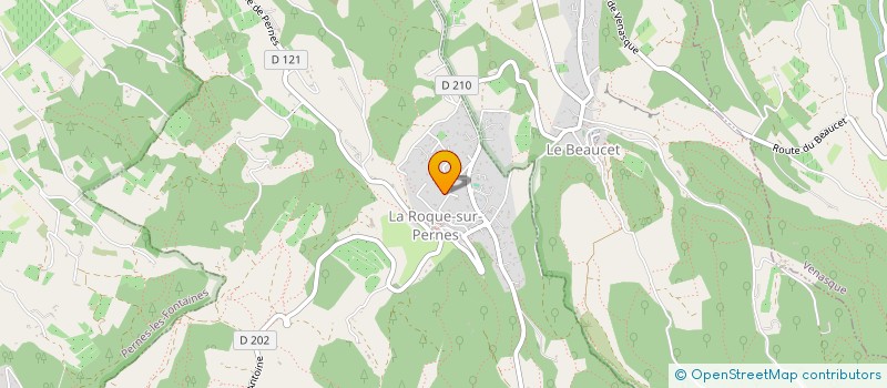 localisation de l'entreprise ALLURA  LA ROQUE SUR PERNES